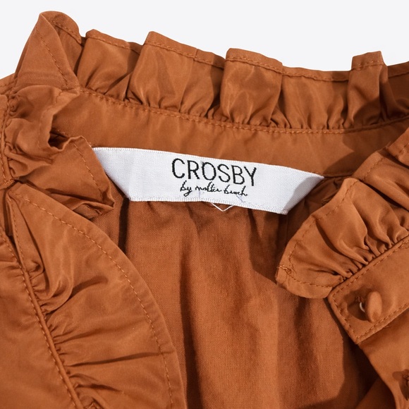 Crosby by Mollie Burch Maisie Tiered Tie-waist Mini Dress – Romantic Cottagecore - Picture 7 of 11